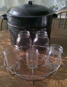 canner with jars